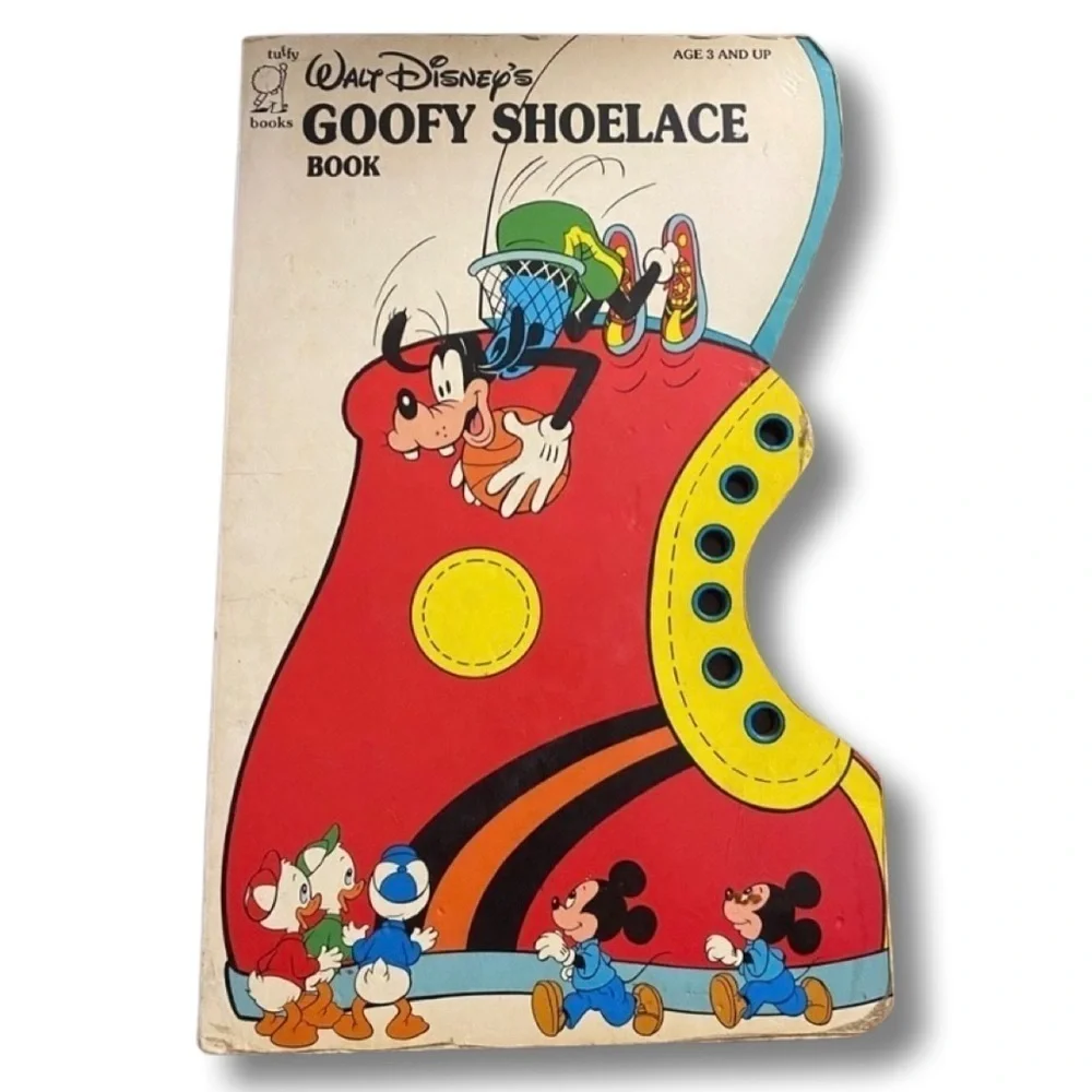 WALT Disney Goofy Shoe Lace book